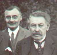 Aristide
Briand et Oswald Hesnard &agrave; Locarno